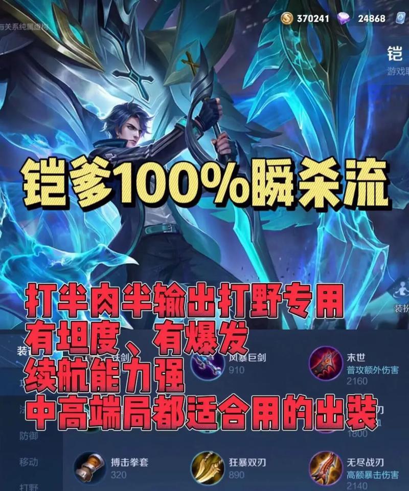 王者荣耀中凯应该出哪些装备？